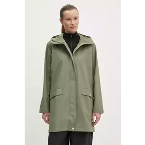 Helly Hansen geaca de ploaie Moss femei, culoarea verde, 53251 imagine