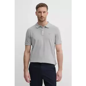 Joop! tricou polo barbati, culoarea gri, neted, 30045619 imagine