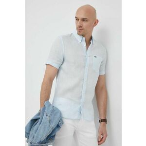 Lacoste camasa de in cu guler button-down, regular imagine