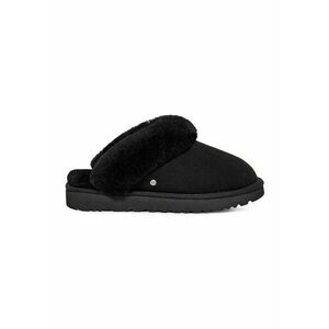 Papuci de casa din piele intoarsa cu captuseala din blana shearling Classic imagine