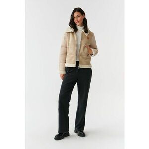 Jacheta de blana shearling sintetica imagine