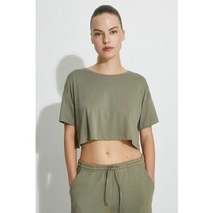 Tricou crop din amestec de modal imagine