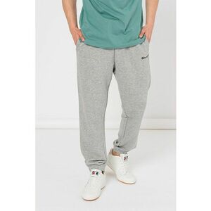 Pantaloni de trening cu model uni si detaliu logo imagine