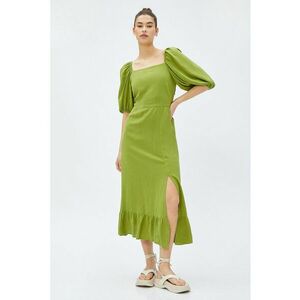 Rochie midi cu slit lateral imagine