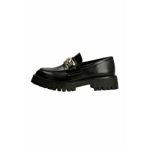 Pantofi loafer din piele cu monograma metalica imagine