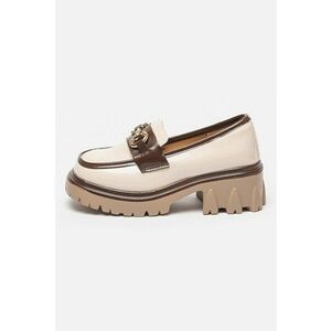 Pantofi loafer masivi cu aspect lacuit imagine