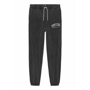 Pantaloni de trening din amestec de bumbac organic cu snur in talie imagine