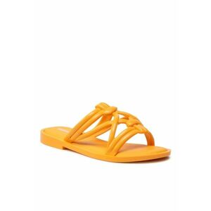 Papuci flip-flop dama - Textil - Portocaliu imagine