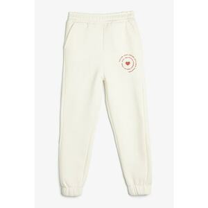 Pantaloni de trening cu imprimeu text imagine