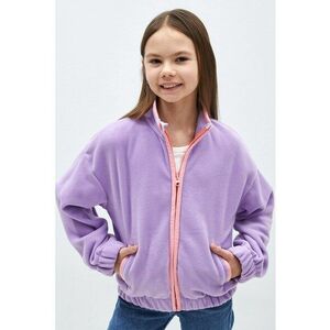 Bluza de trening lejera din material fleece si maneci cazute imagine