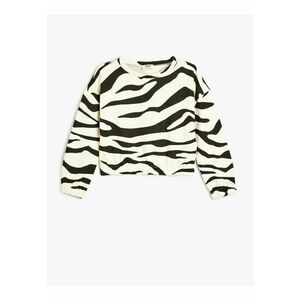 Bluza de trening cu model animal print imagine