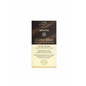 Vopsea de par My Color Elixir blond inchis cupu intens N6.44 - imagine