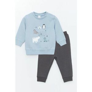 Set de bluza sport din amestec de bumbac si pantaloni imagine