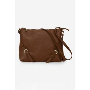 Geanta crossbody de piele cu aspect texturat imagine