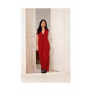 Rochie maxi dama Xukmir B284 burgundy imagine