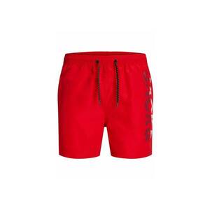 Short JACK &JONES Fiji Swim Splicelogo - 12225967-Chinese Red 21345 imagine