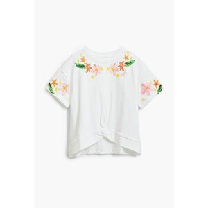 Tricou cu imprimeu floral imagine