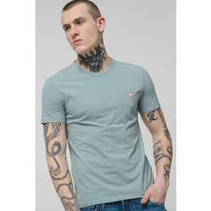 Tricou slim-fit cu decolteu la baza gatului imagine