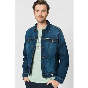 Jacheta regular fit de denim cu aspect decolorat imagine