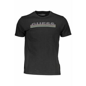 GUESS - Tricou de bumbac cu imprimeu logo imagine