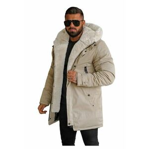 Geaca de iarna parka barbati bej JS/22M319/62Z imagine