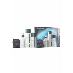 Set curatare si iluminare Dermalogica Cleanse + Glow: Gel de curatare Special Cleansing - 250 ml + Ulei Precleanse pentru eliminarea impuritatilor - 150 ml + Pudra exfolianta Daily Microfoliant - 74 g imagine