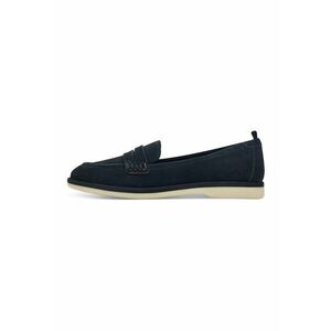 Pantofi loafer uni de piele nabuc imagine