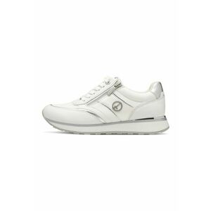 Pantofi sport low-cut cu garnituri de piele imagine