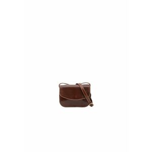 Geanta crossbody din piele cu buzunar cu fermoar imagine