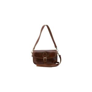 Geanta crossbody de piele cu bareta detasabila imagine