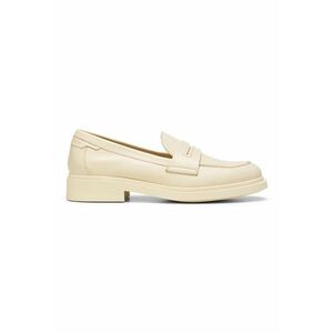 Pantofi loafer de piele cu varf rotund imagine