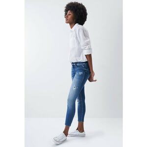 Blugi slim-fit din denim imagine