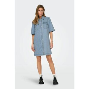 Rochie-camasa din denim imagine