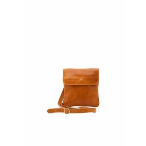 Geanta crossbody de piele cu buzunar cu fermoar imagine