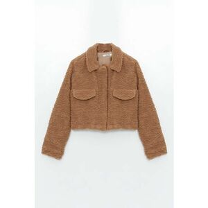 Jacheta de blana shearling sintetica imagine