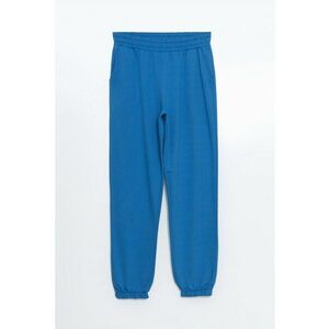 Pantaloni de trening din amestec de bumbac cu buzunare laterale imagine