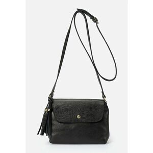 Geanta crossbody de piele cu canaf imagine