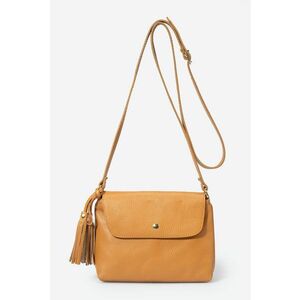 Geanta crossbody de piele cu canaf imagine