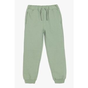 Pantaloni de trening din bumbac cu snur in talie imagine