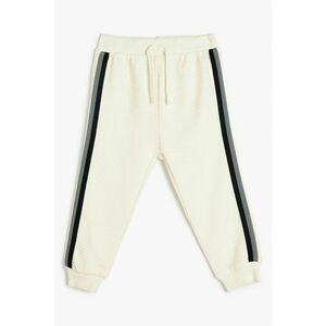 Pantaloni de trening din bumbac cu snur imagine