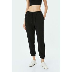 Pantaloni de trening cu snur si talie inalta imagine