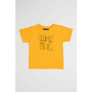 Tricou de bumbac cu imprimeu logo imagine