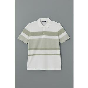 Tricou polo cu model in dungi imagine