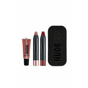 Set Creion si balsam de buze Nude + Red Hot Lip 3 Piece imagine