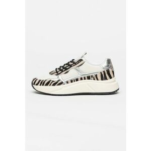 Pantofi sport cu model animal print si garnituri din piele Starlyn imagine