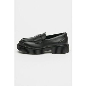 Pantofi loafer cu platforma si logo metalic imagine