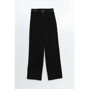 Pantaloni relaxed fit cu model uni imagine