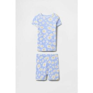 Pijama din bumbac organic cu pantaloni scurti imagine