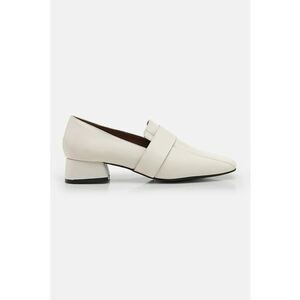 Pantofi loafer de piele cu varf patrat imagine