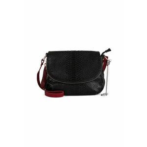 Geanta crossbody de piele cu model piele de reptila Elena imagine